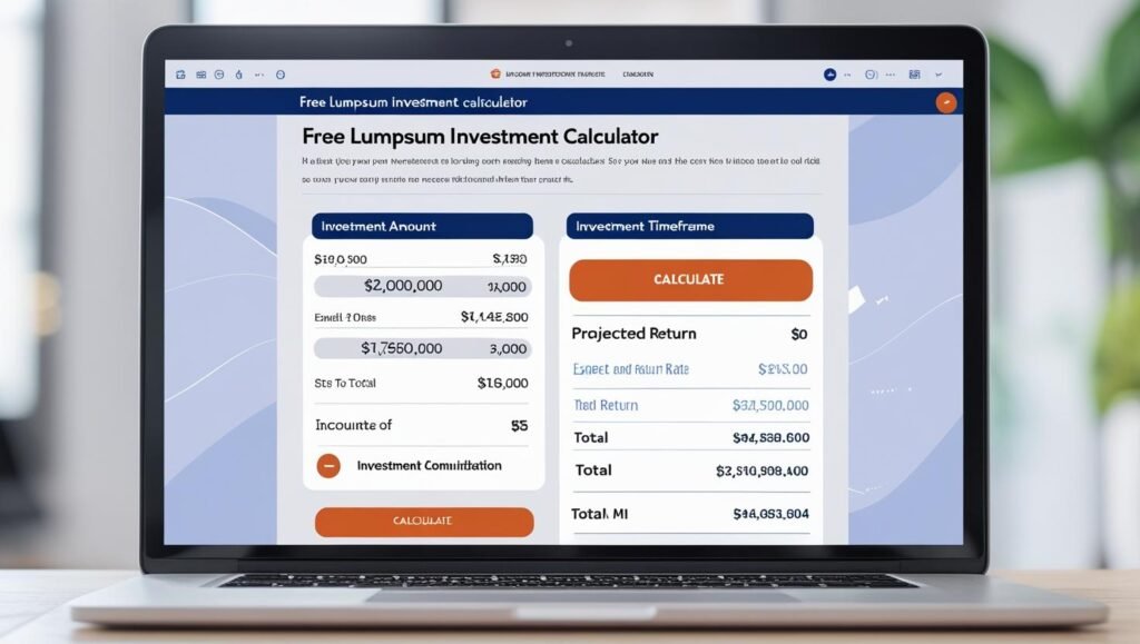 Unlock Wealth with a Lumpsum Investment Calculator free tool : Your 2025 Guide to Smarter Investing
